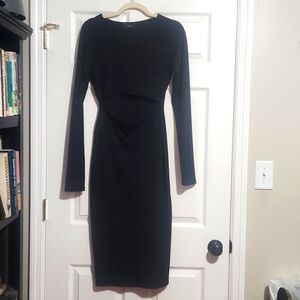 EUC Sz L (runs small) Vici Black Cutout Maxi Dress